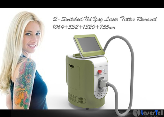 Máquina rápida 1 do eliminador da tatuagem da máquina da remoção da tatuagem do laser do ND Yag - frequência 10Hz