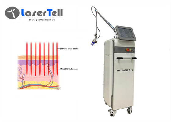ISO Lasertell equipamento fracionário do laser do CO2 da tela de 10,4 polegadas
