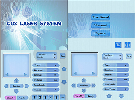 Máquina fracionária do laser do CO2 alto do tubo de Efficienty RF para o rejuvenescimento da pele/remoção do enrugamento