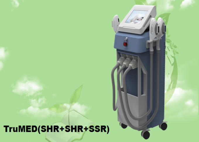 A máquina 3 da remoção do cabelo de SSR IPL 950nm SHR segura a beleza indolor
