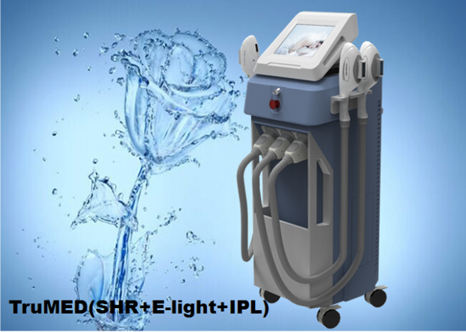 Máquina indolor da remoção do cabelo da beleza SSR IPL 950nm SHR do CE com 3 punhos
