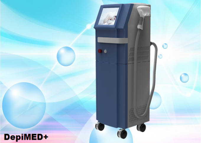 Equipamento vertical da remoção do cabelo do laser do diodo 808nm com a Senhora 10 - 1500 Pulso Duração