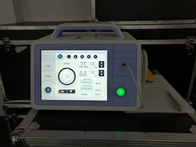 tratamento do laser do diodo de 5mW 980nm para o pulso do CW das veias varicosas/único pulso