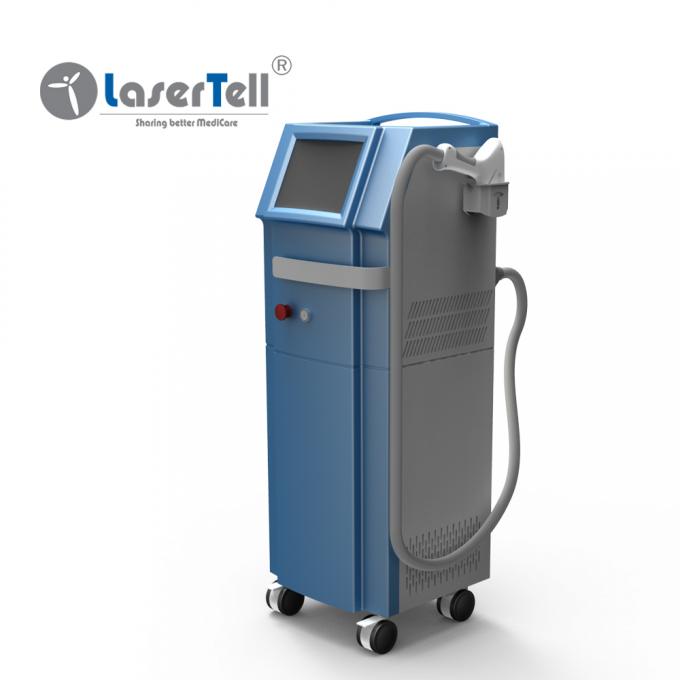 Máquina permanente da remoção do cabelo do laser do diodo 808nm com únicos pulsos 75kgs