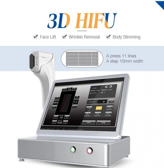4MHz 11 linhas tratamento portátil do restauro de Hifu da máquina de Hifu/20000 tiros 2D